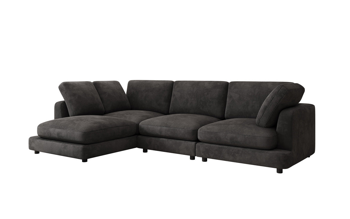 Designer Sofa Thalessa L in Corduroy