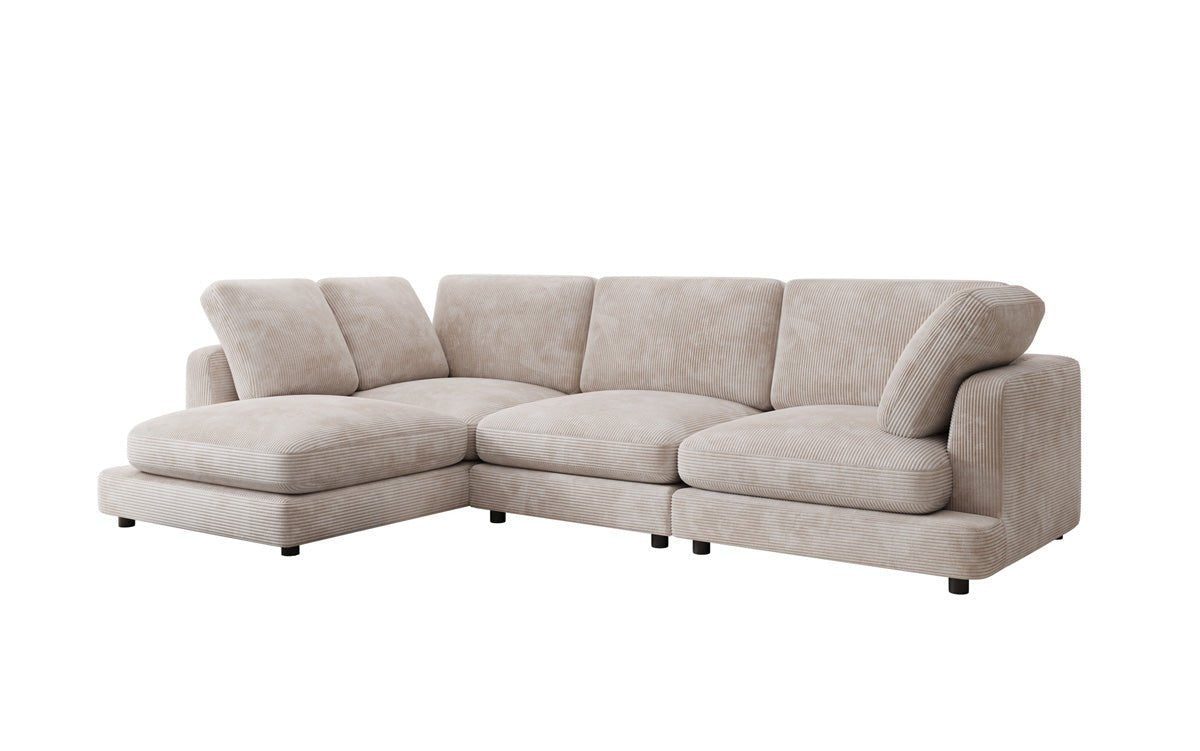 Designer Sofa Thalessa L in Corduroy