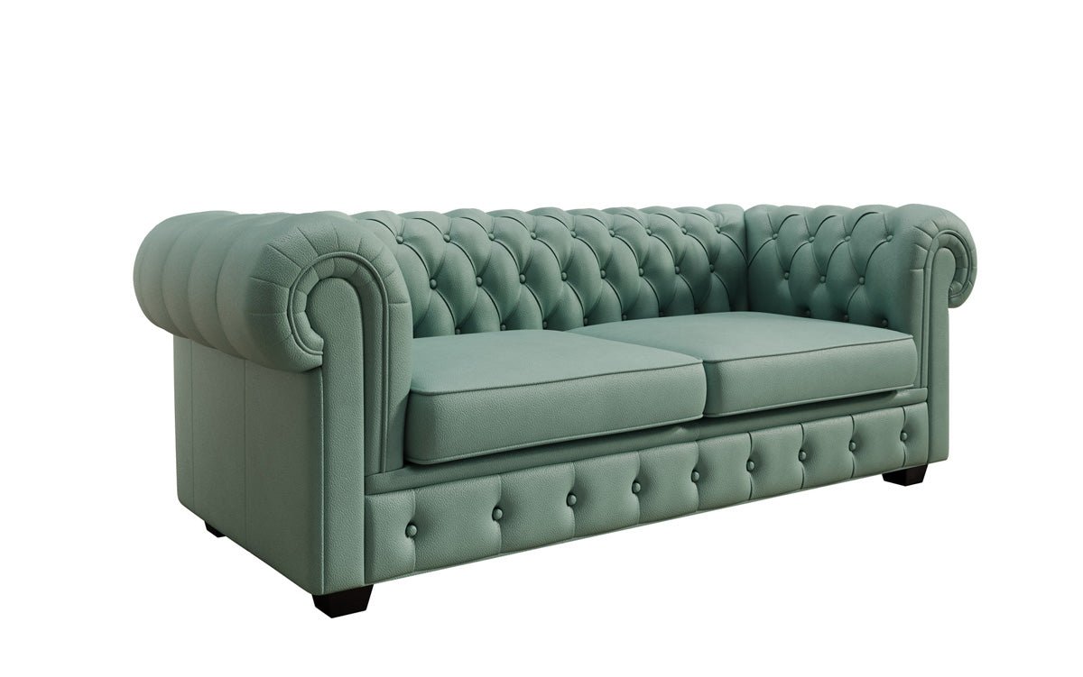 Chesterfield 3-seater sofa Royal in genuine leather