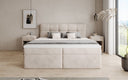 Cozy II Velvet Box Spring Bed with Storage