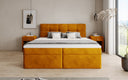 Cozy II Velvet Box Spring Bed with Storage
