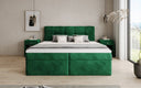 Cozy II Velvet Box Spring Bed with Storage