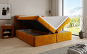 Cozy II Velvet Box Spring Bed with Storage