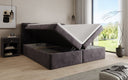 Cozy II Velvet Box Spring Bed with Storage