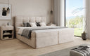 Cozy II Velvet Box Spring Bed with Storage
