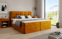 Cozy II Velvet Box Spring Bed with Storage