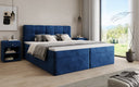 Cozy II Velvet Box Spring Bed with Storage