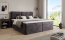 Cozy II Velvet Box Spring Bed with Storage