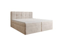 Cozy II Velvet Box Spring Bed with Storage