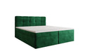 Cozy II Velvet Box Spring Bed with Storage