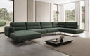 Designer Sofa Wohnlandschaft Torino U in Bouclé