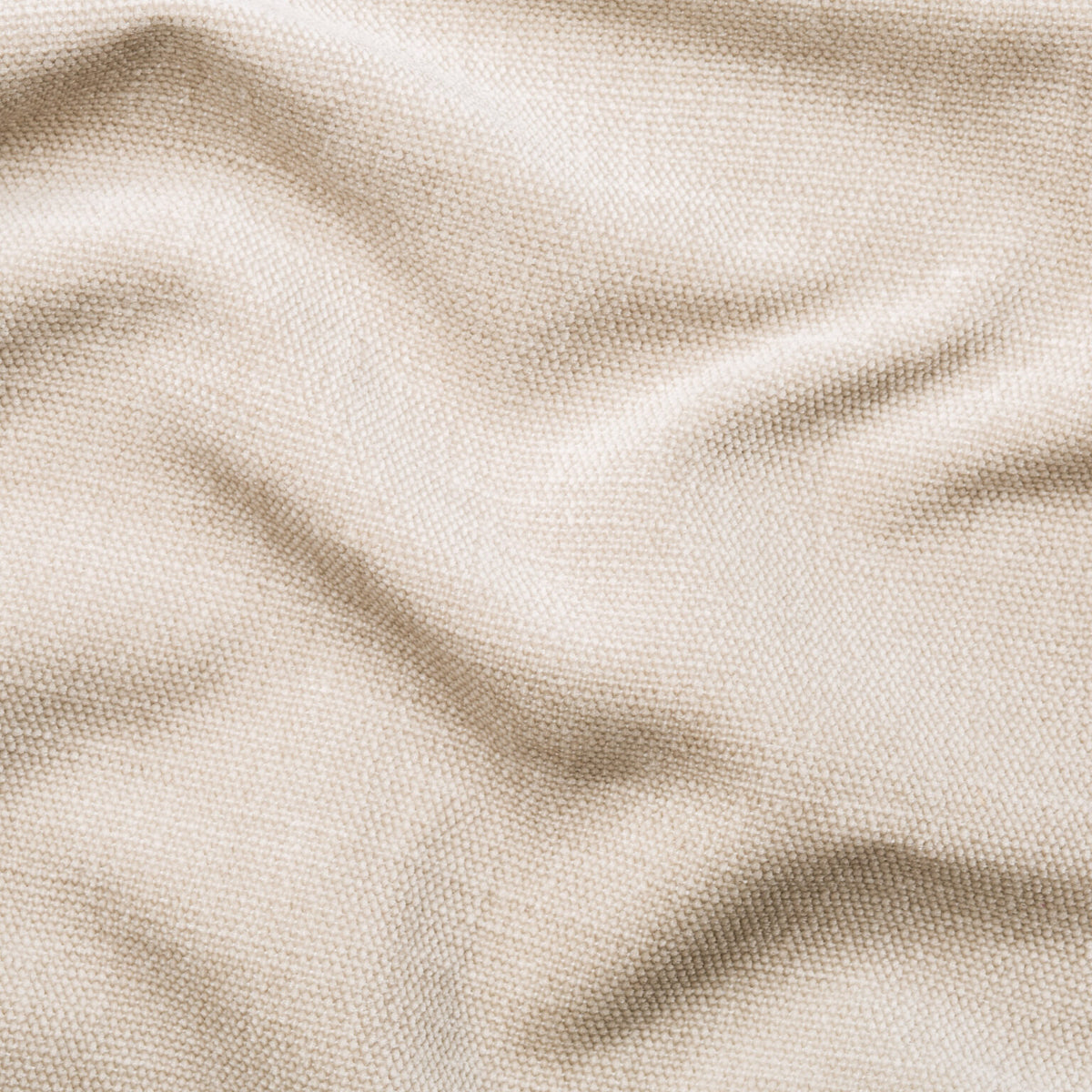 Designer corner sofa Bernardo with wide ottoman in linen look