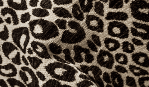 Designer sofa Lazy 3-seater in animal print