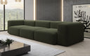 Designer 3-Seater Sofa Snug in Bouclé