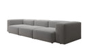 Designer 3-Seater Sofa Snug in Bouclé