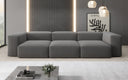 Designer 3-Seater Sofa Snug in Bouclé