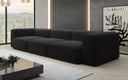 Designer 3-Seater Sofa Snug in Bouclé