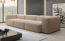 Designer 3-Seater Sofa Snug in Bouclé