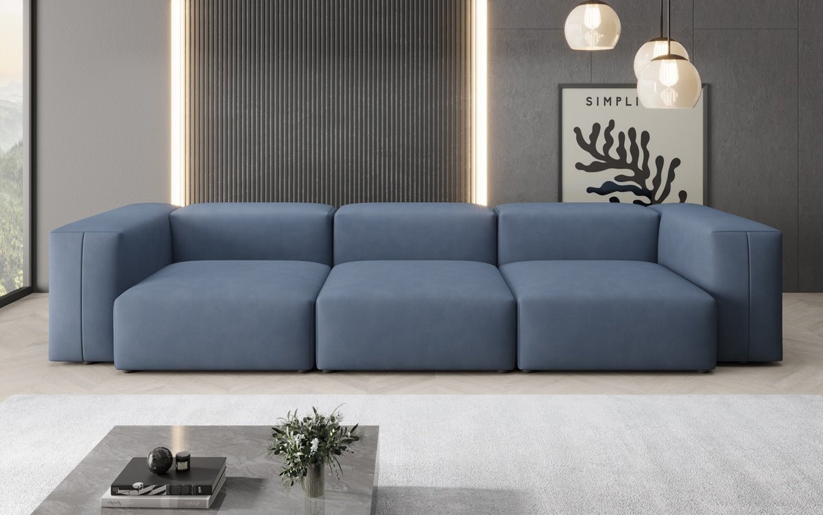 Designer 3 Sitzer Sofa Snug in Stoff
