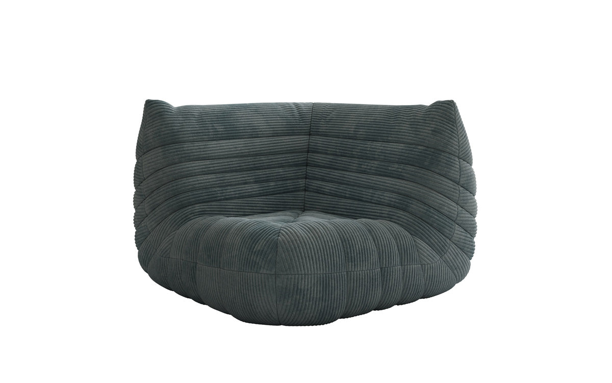 Designer Eckmodul Sofa Armchair Calmo in Corduroy