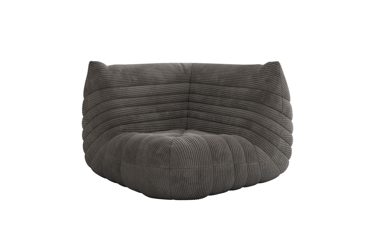 Designer Eckmodul Sofa Armchair Calmo in Corduroy