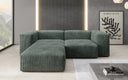 Designer corner sofa Snug Mini in Corduroy