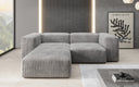 Designer corner sofa Snug Mini in Corduroy