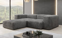 Designer corner sofa Snug Mini in Corduroy