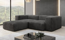 Designer corner sofa Snug Mini in Corduroy