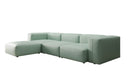 Designer corner sofa Snug in genuine leather