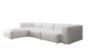 Designer corner sofa Snug in genuine leather