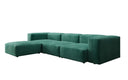 Designer Ecksofa Snug in Samt