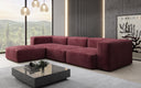 Designer Ecksofa Snug in Samt