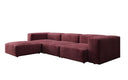 Designer Ecksofa Snug in Samt