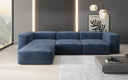 Designer Ecksofa Snug in Samt