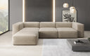 Designer Ecksofa Snug in Samt