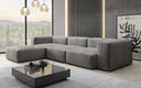 Designer Ecksofa Snug in Samt