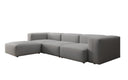 Designer Ecksofa Snug in Stoff