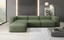 Designer Ecksofa Snug in Stoff