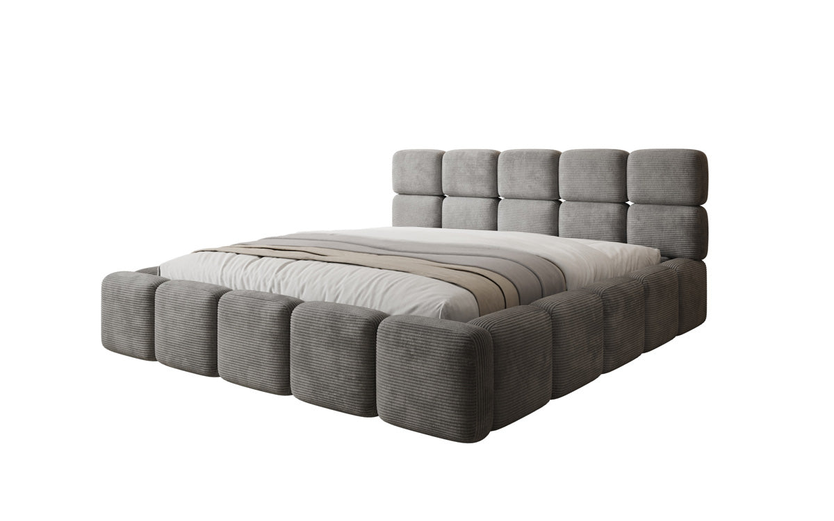 Designer Upholstered Bed Matilda Corduroy with Storage