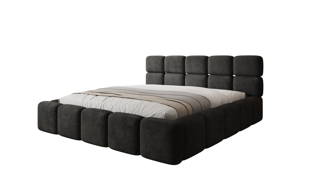 Designer Upholstered Bed Matilda Corduroy with Storage