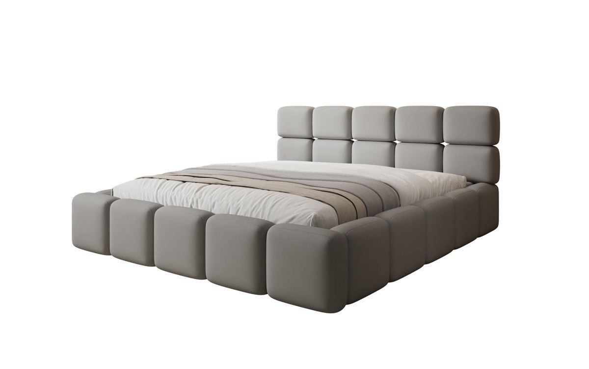 Designer Upholstered Bed Matilda in Fabric with Storage