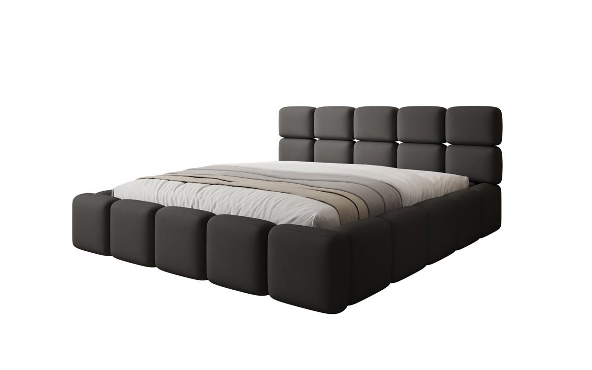 Designer Upholstered Bed Matilda in Fabric with Storage