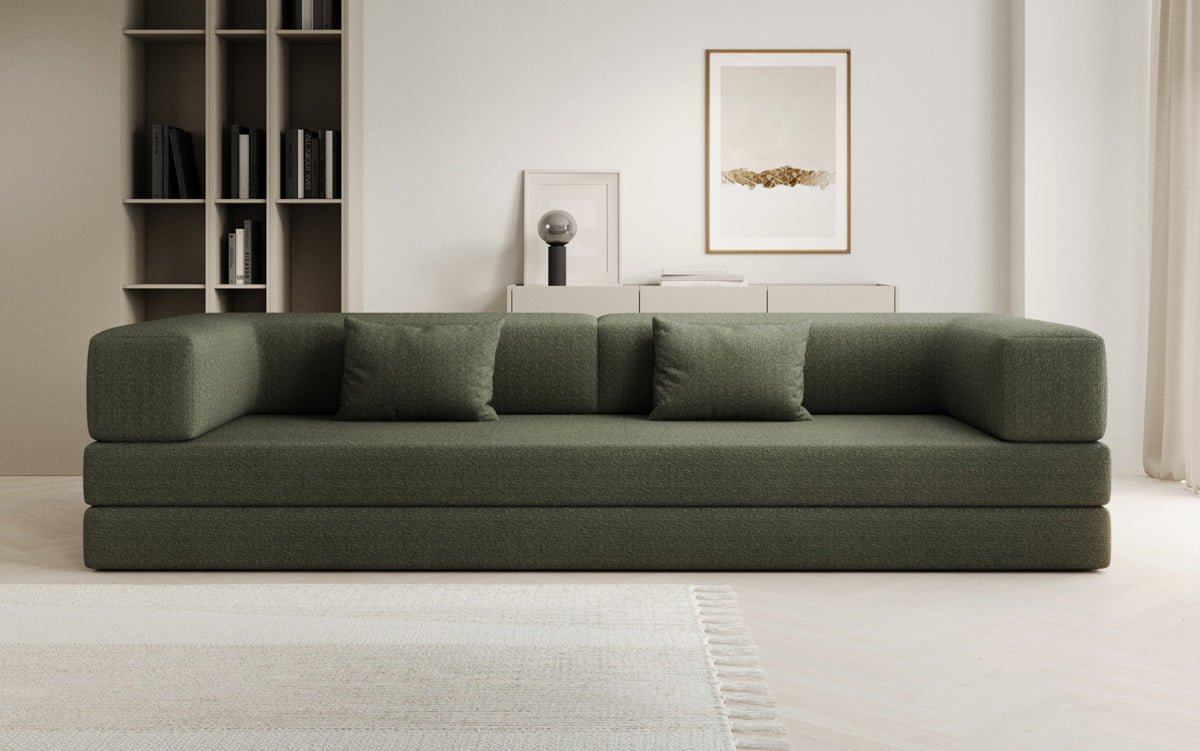 Designer Sofa Lazy 3-Seater XXL in Bouclé