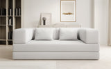Designer Sofa Lazy 3 Sitzer in Bouclé