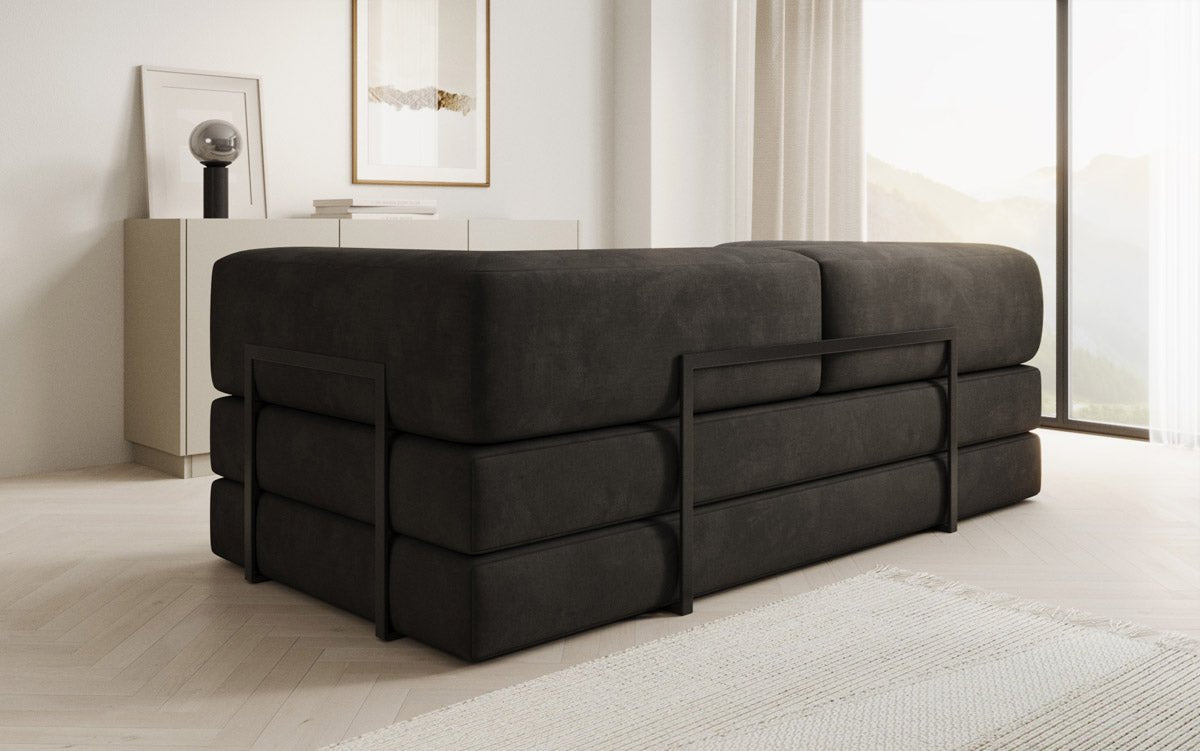 Designer Sofa Lazy 3-Seater in Velvet