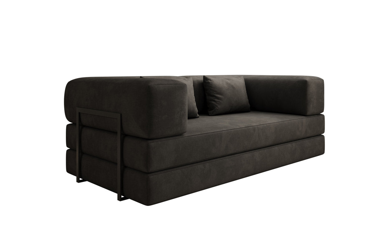 Designer Sofa Lazy 3-Seater in Velvet