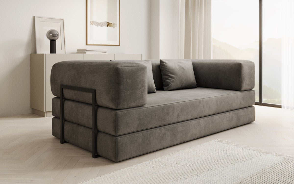 Designer Sofa Lazy 3-Seater in Velvet