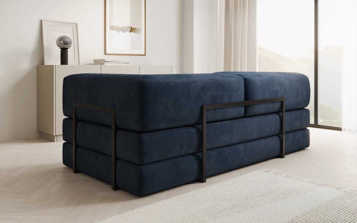 Designer Sofa Lazy 3-Seater in Velvet