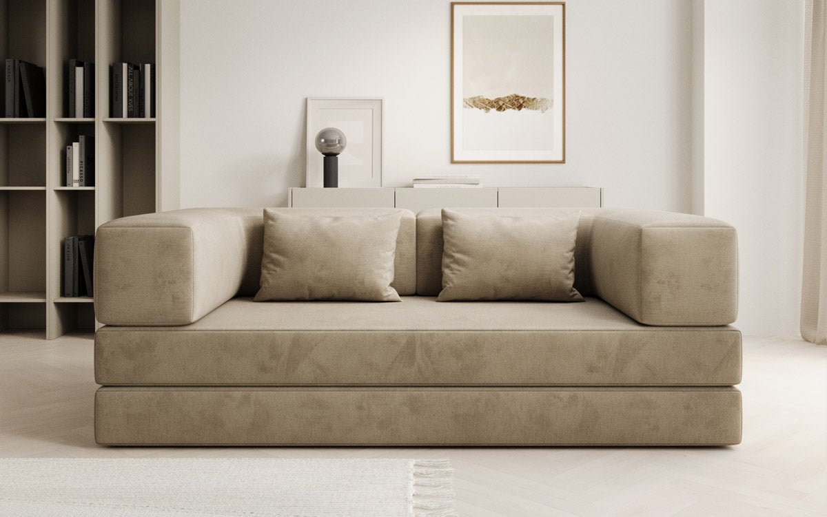 Designer Sofa Lazy 3-Seater in Velvet
